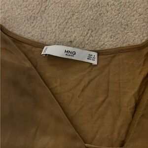 Mango satin top
